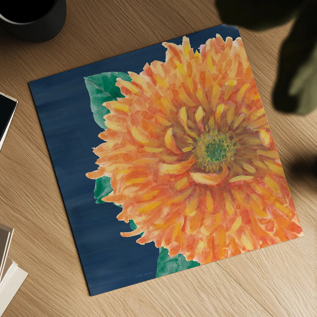 Floral Drama XI by Beth Grove. Shown as a detailed flat fine art print, highlighting archival giclee quality. Available as an archival giclee rolled canvas, fine art paper, or poster print. SKU 80336a.