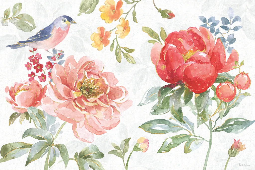 Floral Focus I by Beth Grove. SKU 62322i. Archival Giclee Fine art print for wall decor.