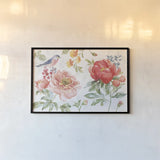 Floral Focus I by Beth Grove. shown as a paper print in a black flame. Available as a archival giclee rolled canvas, fine art paper, or poster print. SKU 62322i.