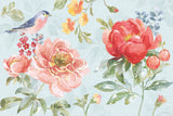 Floral Focus I Blue by Beth Grove. SKU 62331i. Archival Giclee Fine art print for wall decor.
