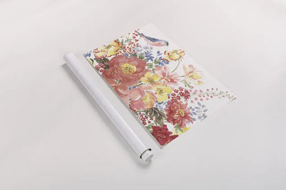 Floral Focus II by Beth Grove. shown as a rolled paper print. Available as archival giclee rolled canvas, fine art paper, or poster print. SKU 62323i.