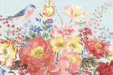 Floral Focus II Blue by Beth Grove. SKU 62332i. Archival Giclee Fine art print for wall decor.