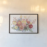 Floral Focus V by Beth Grove. shown as a paper print in a black flame. Available as a archival giclee rolled canvas, fine art paper, or poster print. SKU 62326i.