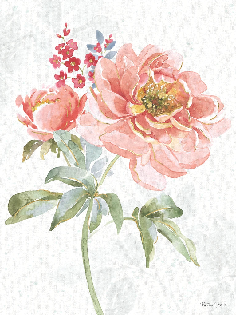 Floral Focus VI Crop by Beth Grove