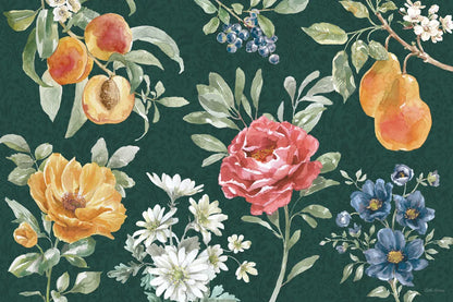 Floral Solitude I Dark by Beth Grove. SKU 67790i. Archival Giclee Fine art print for wall decor.