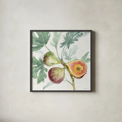 Floral Solitude IX by Beth Grove. Shown in a sleek black glass frame for a contemporary gallery look. Available as an archival giclee rolled canvas, fine art paper, or poster print. SKU 67785a.