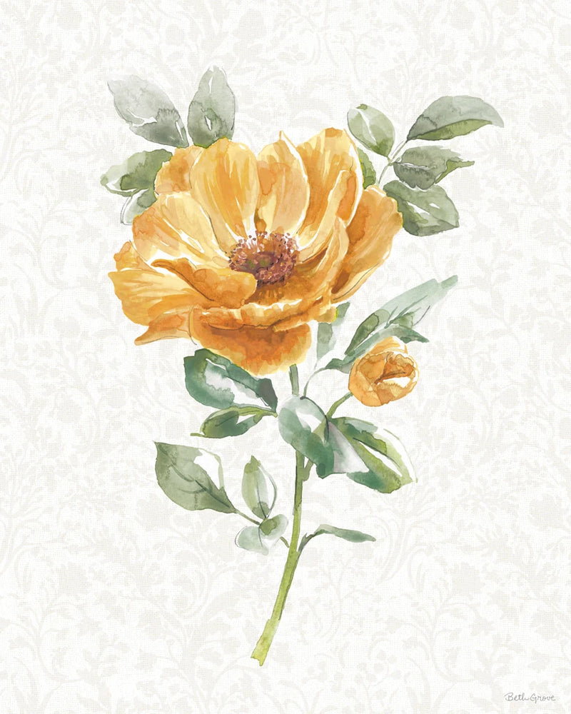 Floral Solitude V by Beth Grove