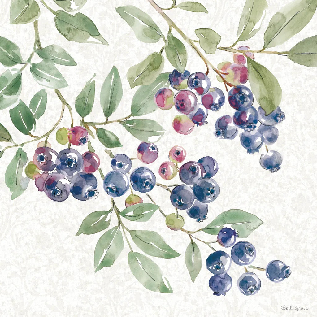 Floral Solitude X by Beth Grove. SKU 67786a. Archival Giclee Fine art print for wall decor.
