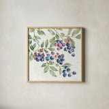Floral Solitude X by Beth Grove. Shown in a natural wood glass frame for a timeless modern aesthetic. Available as an archival giclee rolled canvas, fine art paper, or poster print. SKU 67786a.