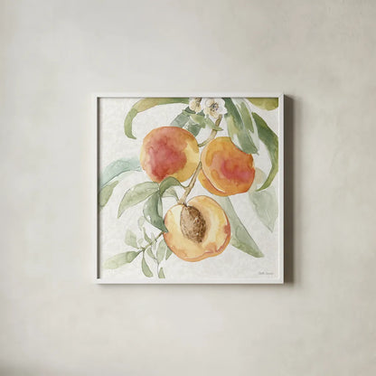 Floral Solitude XIII by Beth Grove. Shown in a crisp white glass frame for a clean and minimalist style. Available as an archival giclee rolled canvas, fine art paper, or poster print. SKU 67789a.