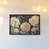 Flower Show I by Beth Grove. shown as a paper print in a black flame. Available as a archival giclee rolled canvas, fine art paper, or poster print. SKU 87006i.