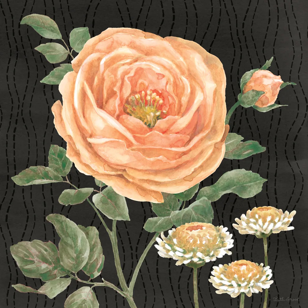 Flower Show II by Beth Grove. SKU 87007a. Archival Giclee Fine art print for wall decor.