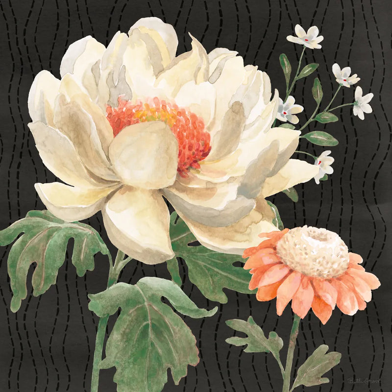 Flower Show IV by Beth Grove. SKU 87009a. Archival Giclee Fine art print for wall decor.