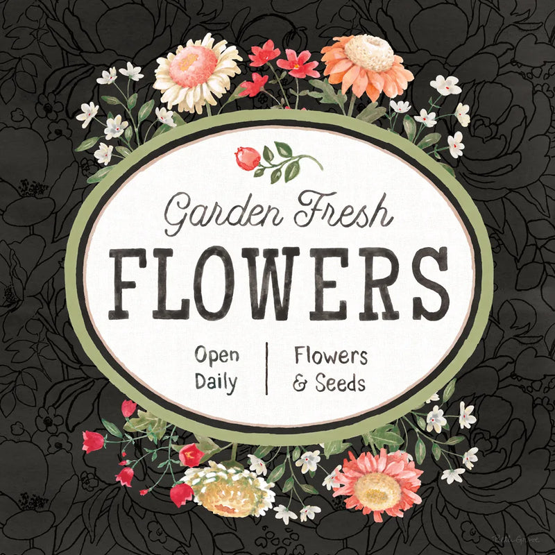 Flower Show VI by Beth Grove. SKU 87011a. Archival Giclee Fine art print for wall decor.