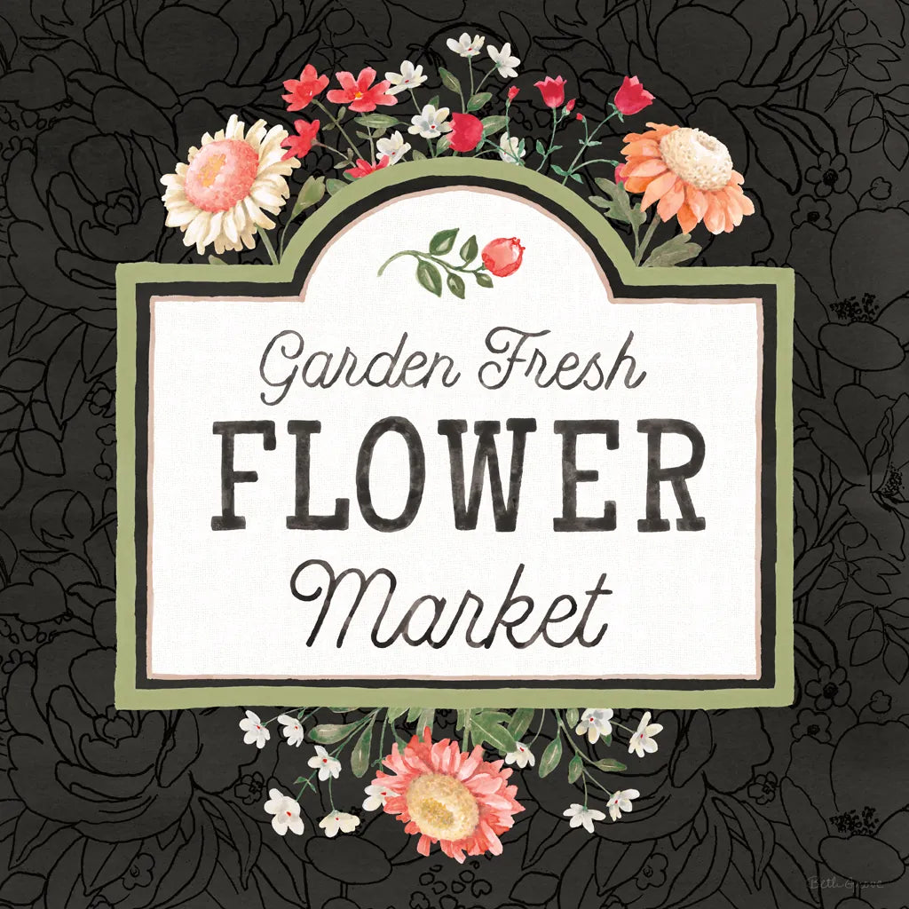 Flower Show VII by Beth Grove. SKU 87012a. Archival Giclee Fine art print for wall decor.