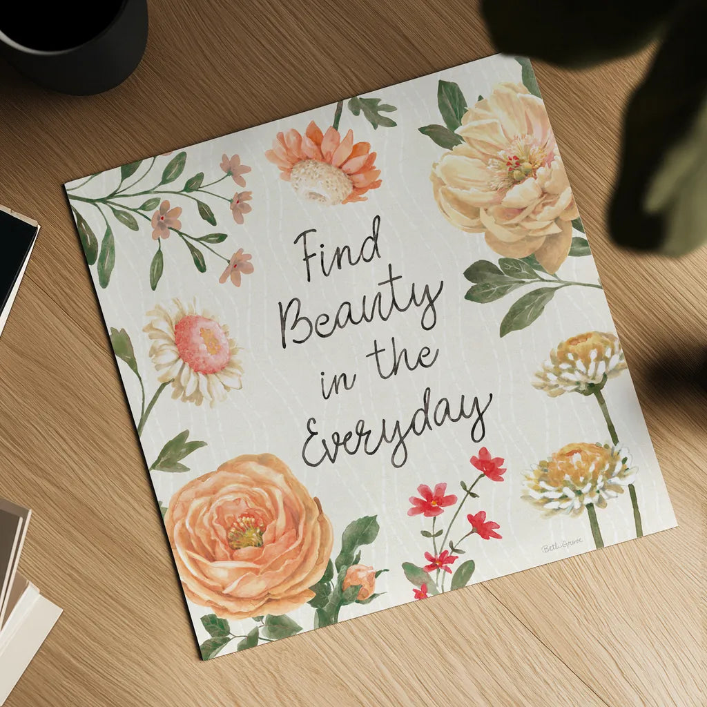 Flower Show VIII by Beth Grove. Shown as a detailed flat fine art print, highlighting archival giclee quality. Available as an archival giclee rolled canvas, fine art paper, or poster print. SKU 87013a.