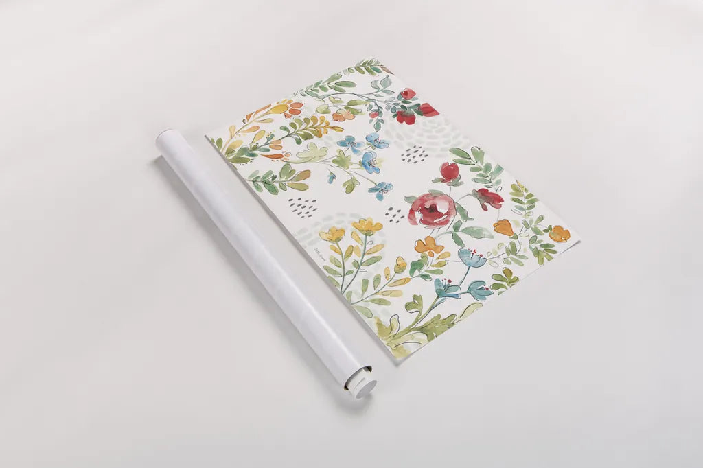 Fluid Petals I by Beth Grove. shown as a rolled paper print. Available as archival giclee rolled canvas, fine art paper, or poster print. SKU 89728i.