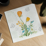 Fluid Petals II by Beth Grove. Shown as a detailed flat fine art print, highlighting archival giclee quality. Available as an archival giclee rolled canvas, fine art paper, or poster print. SKU 89729a.