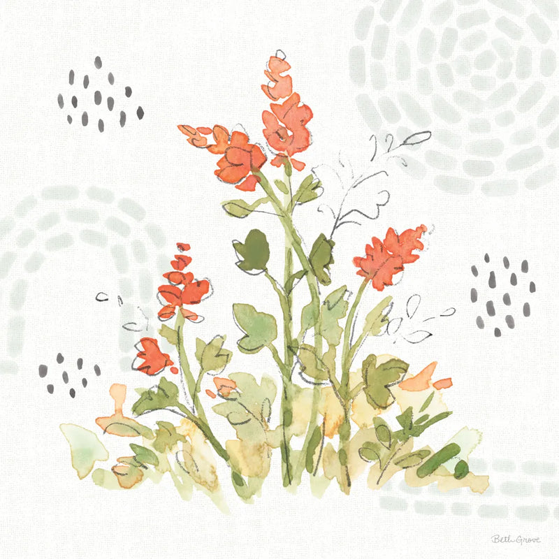 Fluid Petals IV by Beth Grove. SKU 89731a. Archival Giclee Fine art print for wall decor.