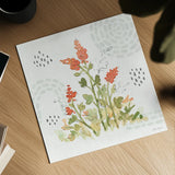 Fluid Petals IV by Beth Grove. Shown as a detailed flat fine art print, highlighting archival giclee quality. Available as an archival giclee rolled canvas, fine art paper, or poster print. SKU 89731a.