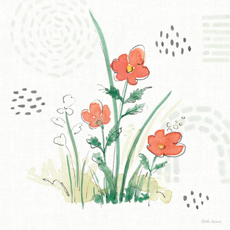 Fluid Petals V by Beth Grove. SKU 89732a. Archival Giclee Fine art print for wall decor.