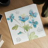 Fluid Petals VIII by Beth Grove. Shown as a detailed flat fine art print, highlighting archival giclee quality. Available as an archival giclee rolled canvas, fine art paper, or poster print. SKU 89735a.