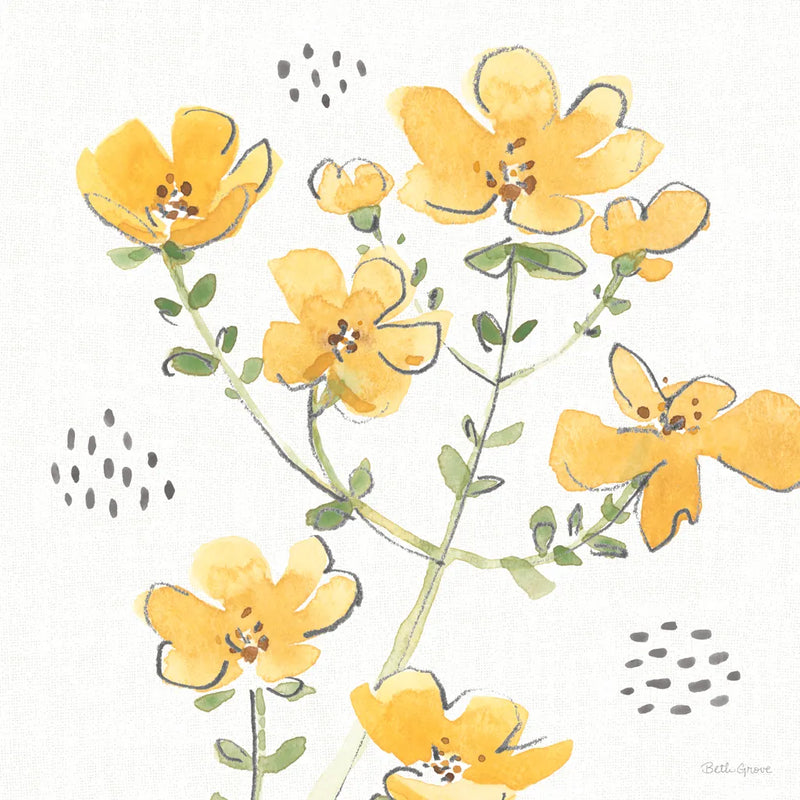 Fluid Petals X by Beth Grove. SKU 89737a. Archival Giclee Fine art print for wall decor.