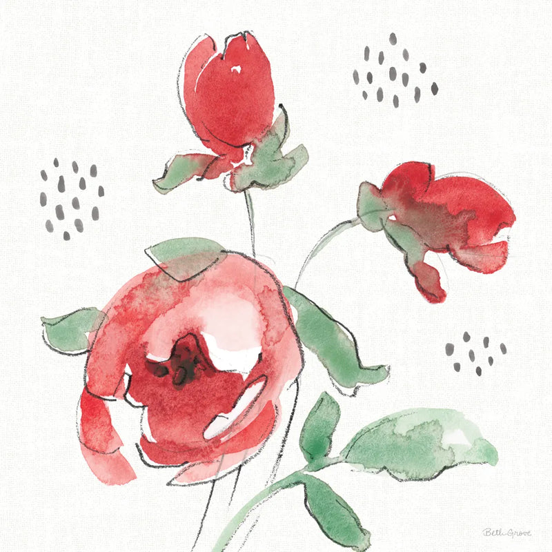 Fluid Petals XI by Beth Grove. SKU 89738a. Archival Giclee Fine art print for wall decor.