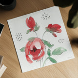 Fluid Petals XI by Beth Grove. Shown as a detailed flat fine art print, highlighting archival giclee quality. Available as an archival giclee rolled canvas, fine art paper, or poster print. SKU 89738a.