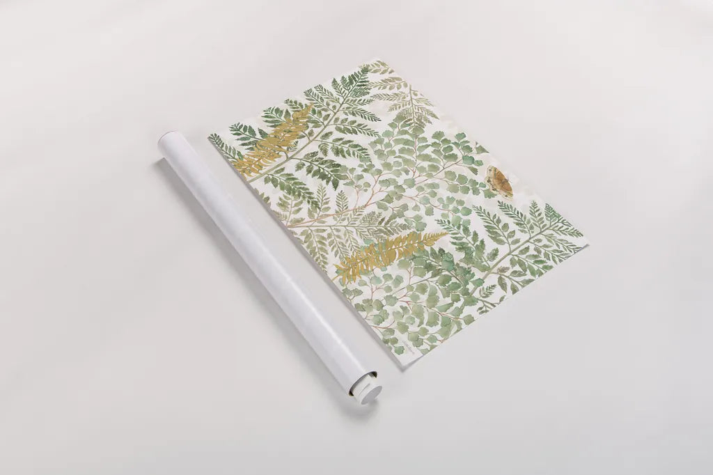 Forest Finds I by Beth Grove. shown as a rolled paper print. Available as archival giclee rolled canvas, fine art paper, or poster print. SKU 83147i.