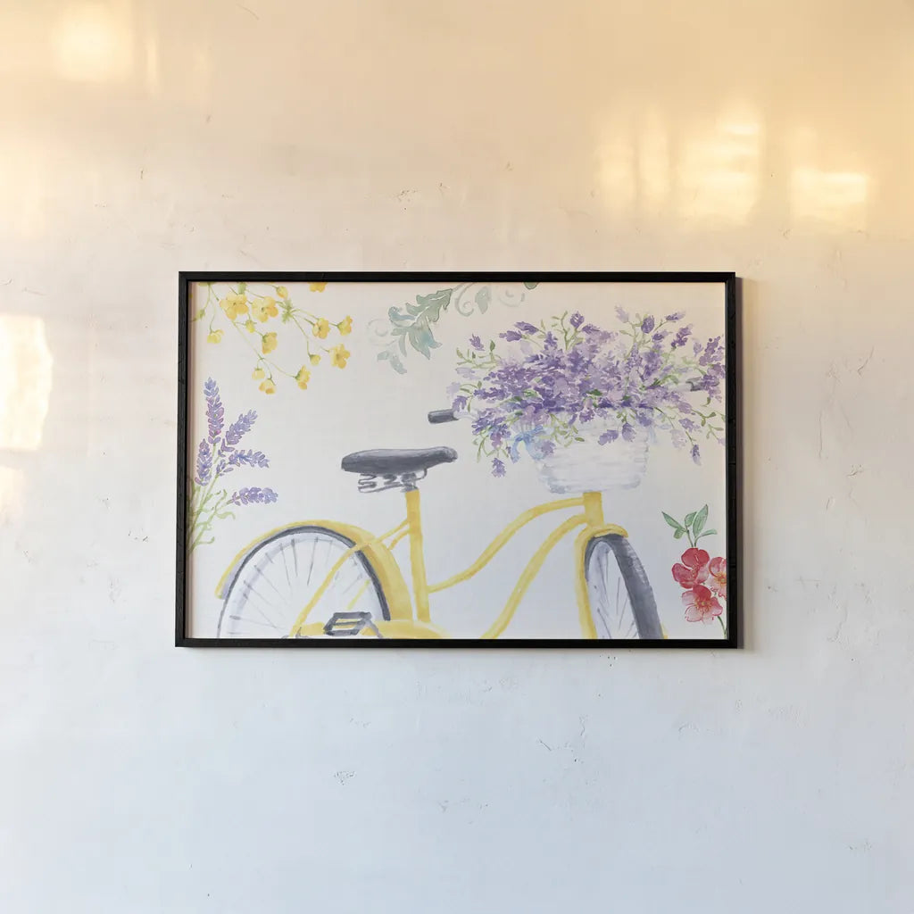 Fresh Floral I by Beth Grove. shown as a paper print in a black flame. Available as a archival giclee rolled canvas, fine art paper, or poster print. SKU 97681i.