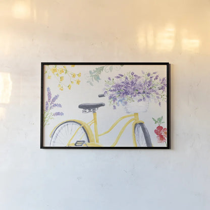 Fresh Floral I by Beth Grove. shown as a paper print in a black flame. Available as a archival giclee rolled canvas, fine art paper, or poster print. SKU 97681i.