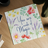 Fresh Floral IV by Beth Grove. Shown as a detailed flat fine art print, highlighting archival giclee quality. Available as an archival giclee rolled canvas, fine art paper, or poster print. SKU 97684a.