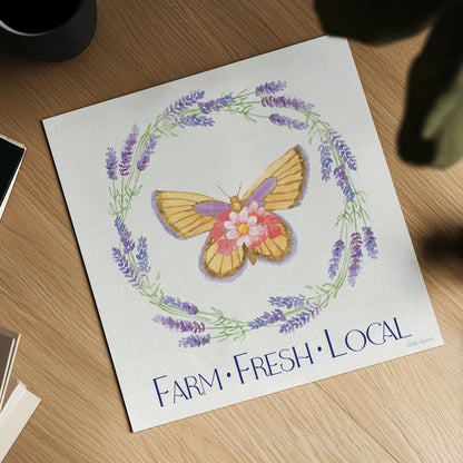 Fresh Floral IX by Beth Grove. Shown as a detailed flat fine art print, highlighting archival giclee quality. Available as an archival giclee rolled canvas, fine art paper, or poster print. SKU 98503a.