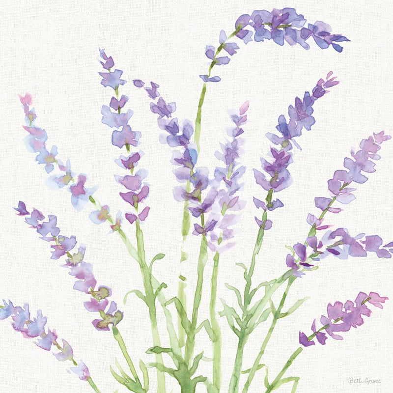 Fresh Floral VI by Beth Grove. SKU 97686a. Archival Giclee Fine art print for wall decor.
