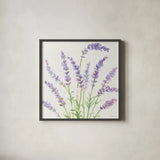 Fresh Floral VI by Beth Grove. Shown in a sleek black glass frame for a contemporary gallery look. Available as an archival giclee rolled canvas, fine art paper, or poster print. SKU 97686a.