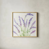Fresh Floral VI by Beth Grove. Shown in a natural wood glass frame for a timeless modern aesthetic. Available as an archival giclee rolled canvas, fine art paper, or poster print. SKU 97686a.