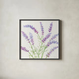 Fresh Floral VII by Beth Grove. Shown in a sleek black glass frame for a contemporary gallery look. Available as an archival giclee rolled canvas, fine art paper, or poster print. SKU 97687a.