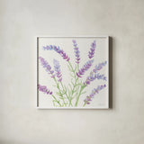 Fresh Floral VII by Beth Grove. Shown in a crisp white glass frame for a clean and minimalist style. Available as an archival giclee rolled canvas, fine art paper, or poster print. SKU 97687a.
