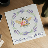 Fresh Floral VIII by Beth Grove. Shown as a detailed flat fine art print, highlighting archival giclee quality. Available as an archival giclee rolled canvas, fine art paper, or poster print. SKU 98502a.
