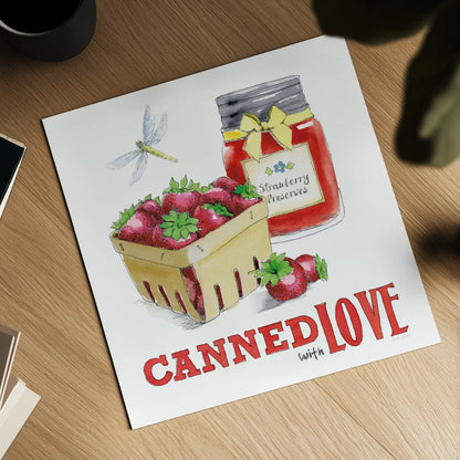 Fresh From The Garden III by Beth Grove. Shown as a detailed flat fine art print, highlighting archival giclee quality. Available as an archival giclee rolled canvas, fine art paper, or poster print. SKU 31979a.