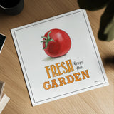 Fresh From the Garden V No Border Sq by Beth Grove. Shown as a detailed flat fine art print, highlighting archival giclee quality. Available as an archival giclee rolled canvas, fine art paper, or poster print. SKU 32411a.
