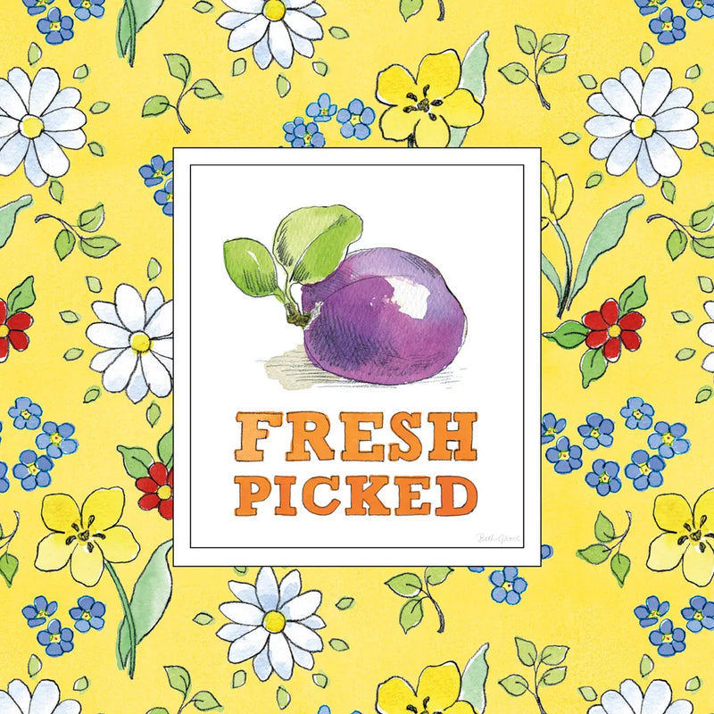 Fresh From the Garden VI by Beth Grove. SKU 31982a. Archival Giclee Fine art print for wall decor.
