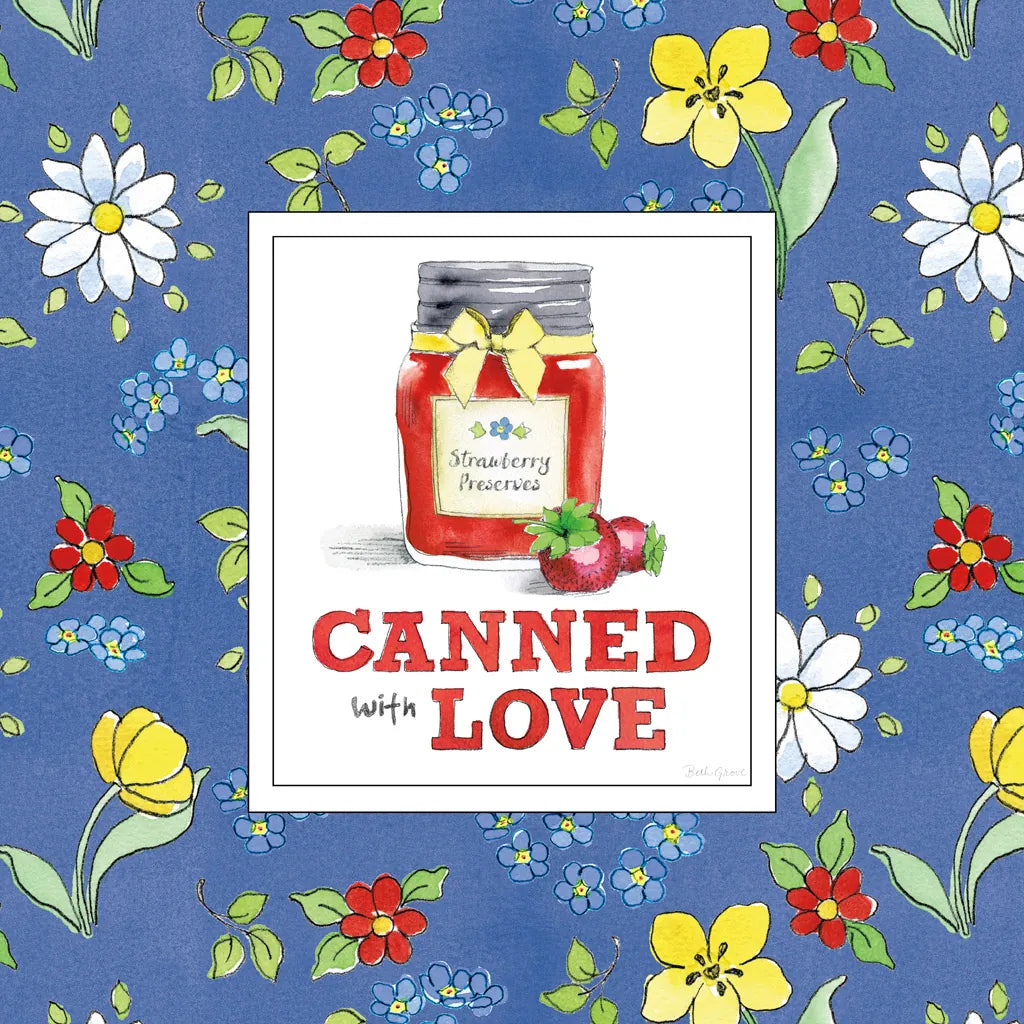 Fresh From the Garden VII by Beth Grove. SKU 31983a. Archival Giclee Fine art print for wall decor.