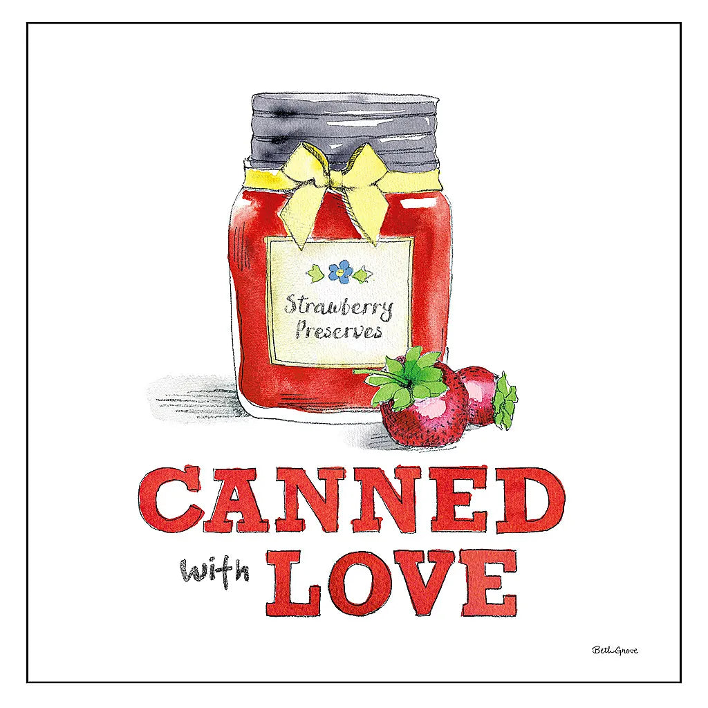 Fresh From the Garden VII No Border Sq by Beth Grove. SKU 32413a. Archival Giclee Fine art print for wall decor.