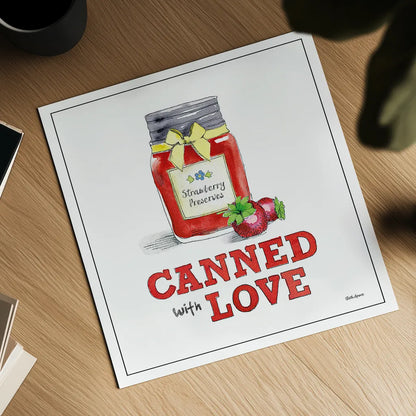 Fresh From the Garden VII No Border Sq by Beth Grove. Shown as a detailed flat fine art print, highlighting archival giclee quality. Available as an archival giclee rolled canvas, fine art paper, or poster print. SKU 32413a.