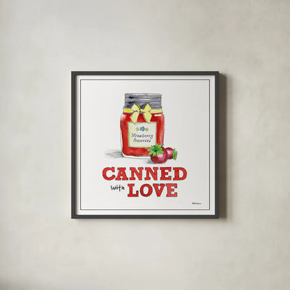 Fresh From the Garden VII No Border Sq by Beth Grove. Shown in a sleek black glass frame for a contemporary gallery look. Available as an archival giclee rolled canvas, fine art paper, or poster print. SKU 32413a.