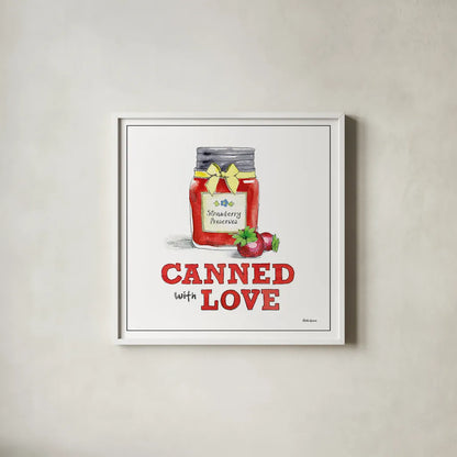 Fresh From the Garden VII No Border Sq by Beth Grove. Shown in a crisp white glass frame for a clean and minimalist style. Available as an archival giclee rolled canvas, fine art paper, or poster print. SKU 32413a.