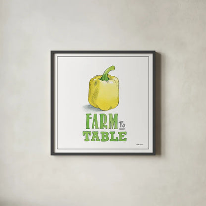 Fresh From the Garden VIII No Border Sq by Beth Grove. Shown in a sleek black glass frame for a contemporary gallery look. Available as an archival giclee rolled canvas, fine art paper, or poster print. SKU 32414a.