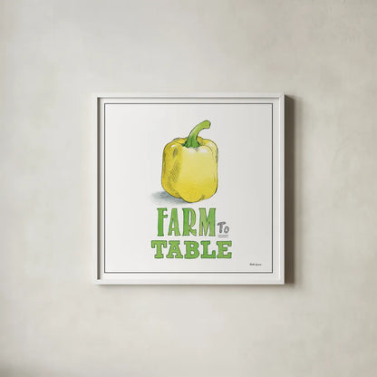 Fresh From the Garden VIII No Border Sq by Beth Grove. Shown in a crisp white glass frame for a clean and minimalist style. Available as an archival giclee rolled canvas, fine art paper, or poster print. SKU 32414a.